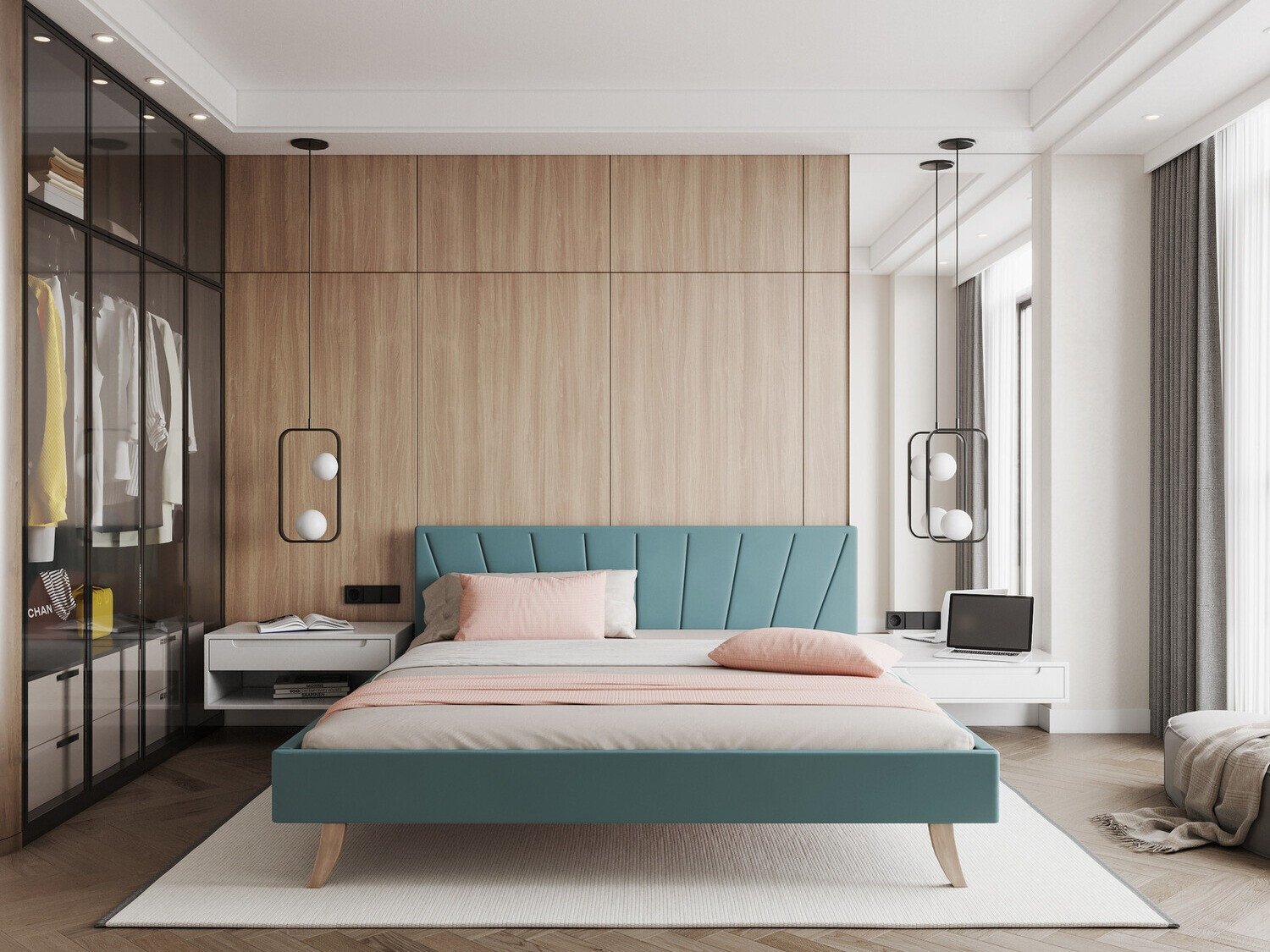 Легло Fairfield 108 (Тъмно тюркоазено)