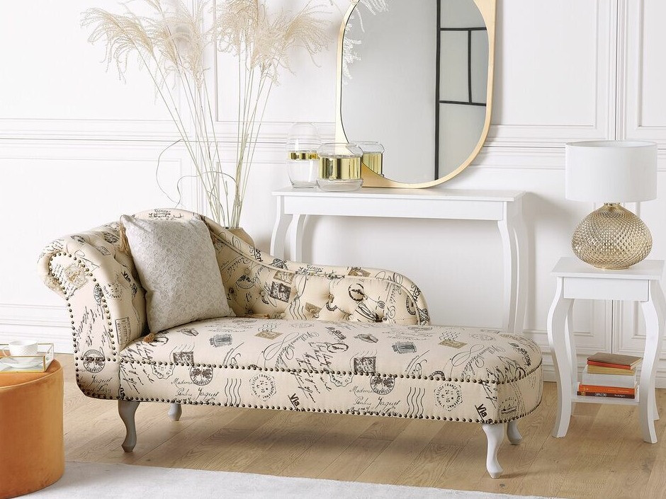 Кушетка Berwyn 708 (Бежов + Черен)