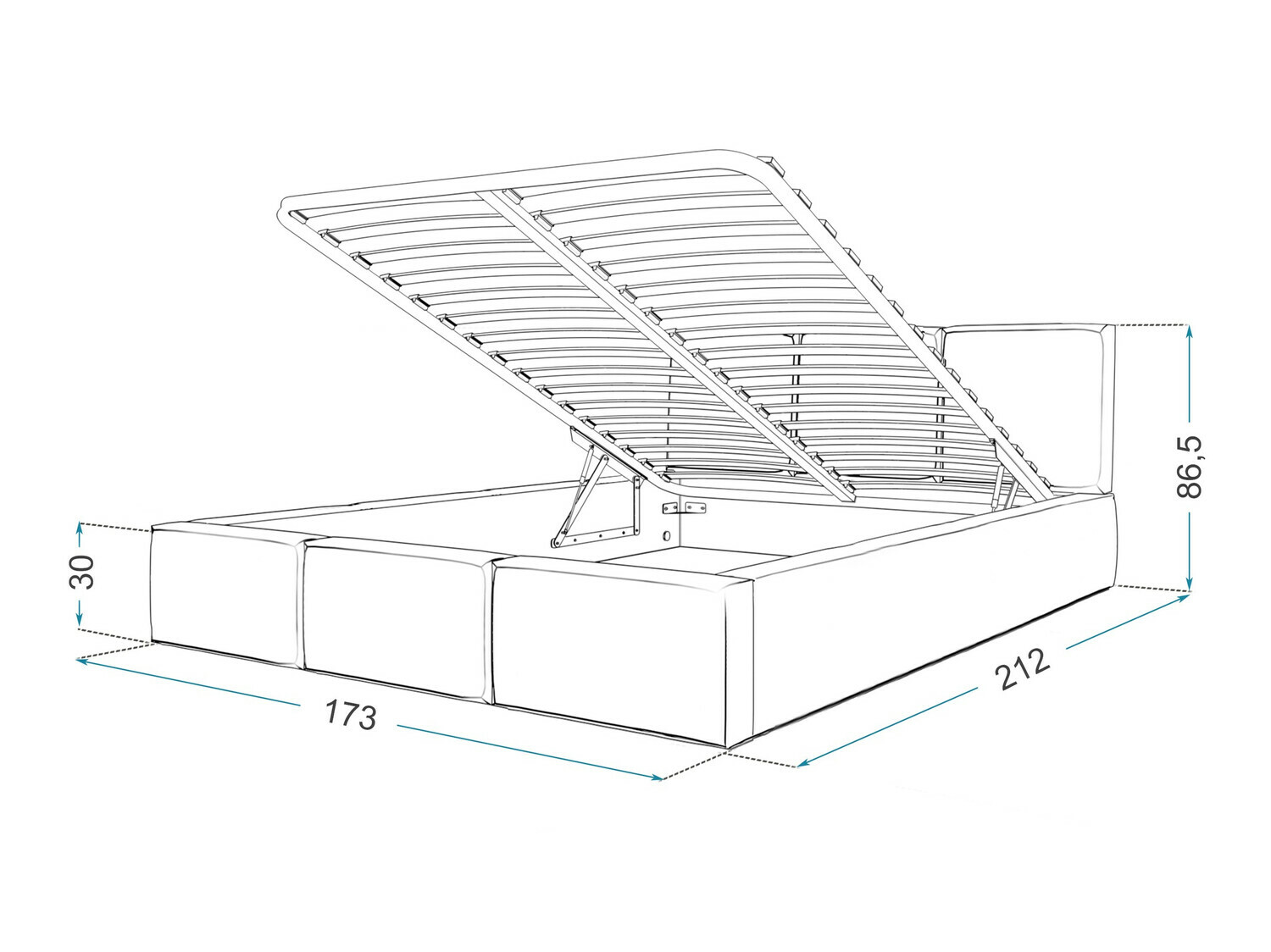 Легло Fairfield 109 (Кафяв)