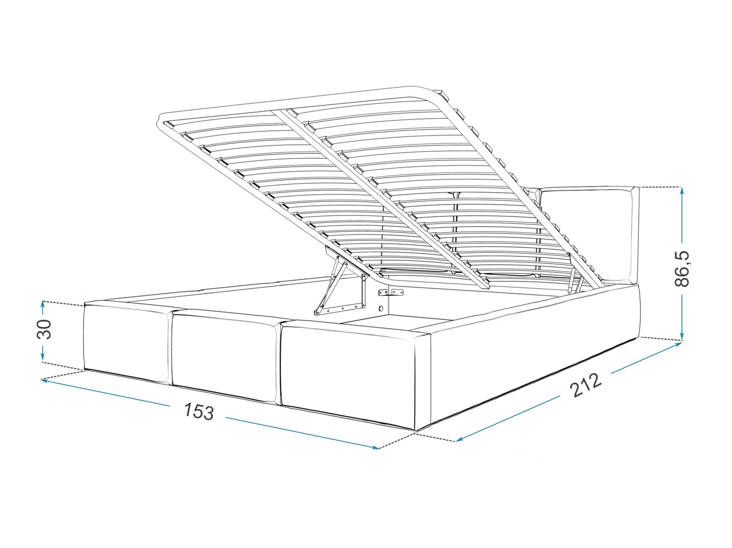 Легло Fairfield 109 (Тюркоаз)