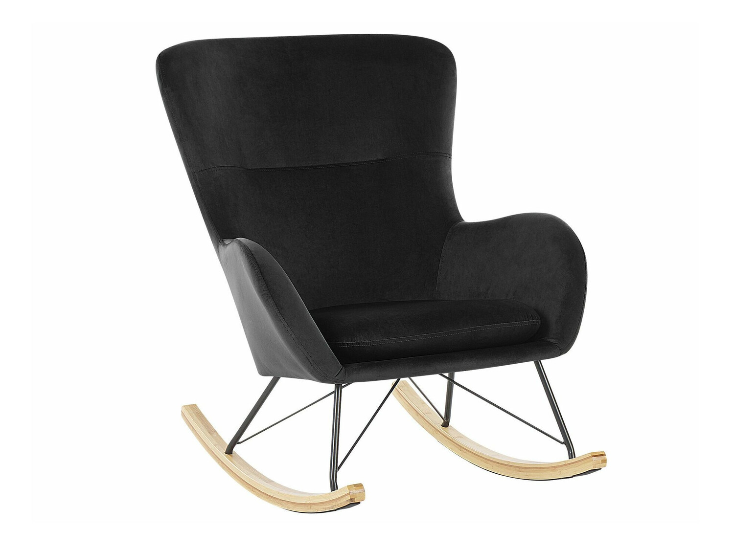 Люлеещ се стол Berwyn 751 (Черен)