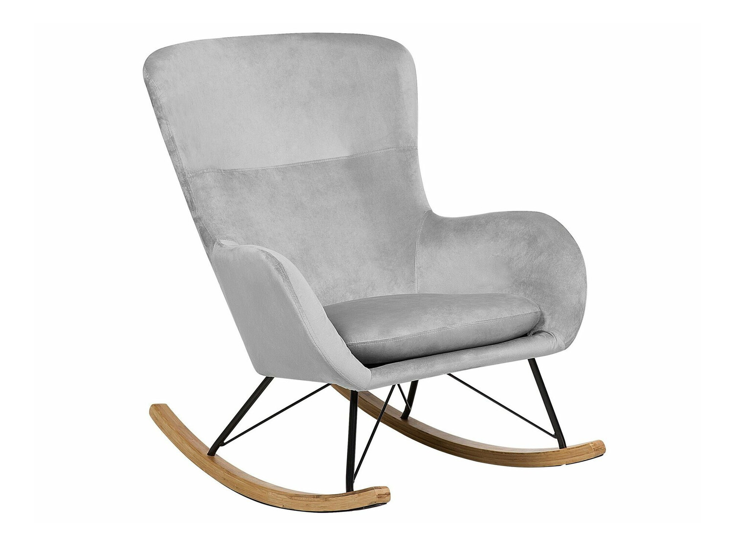 Люлеещ се стол Berwyn 751 (Светло сив)