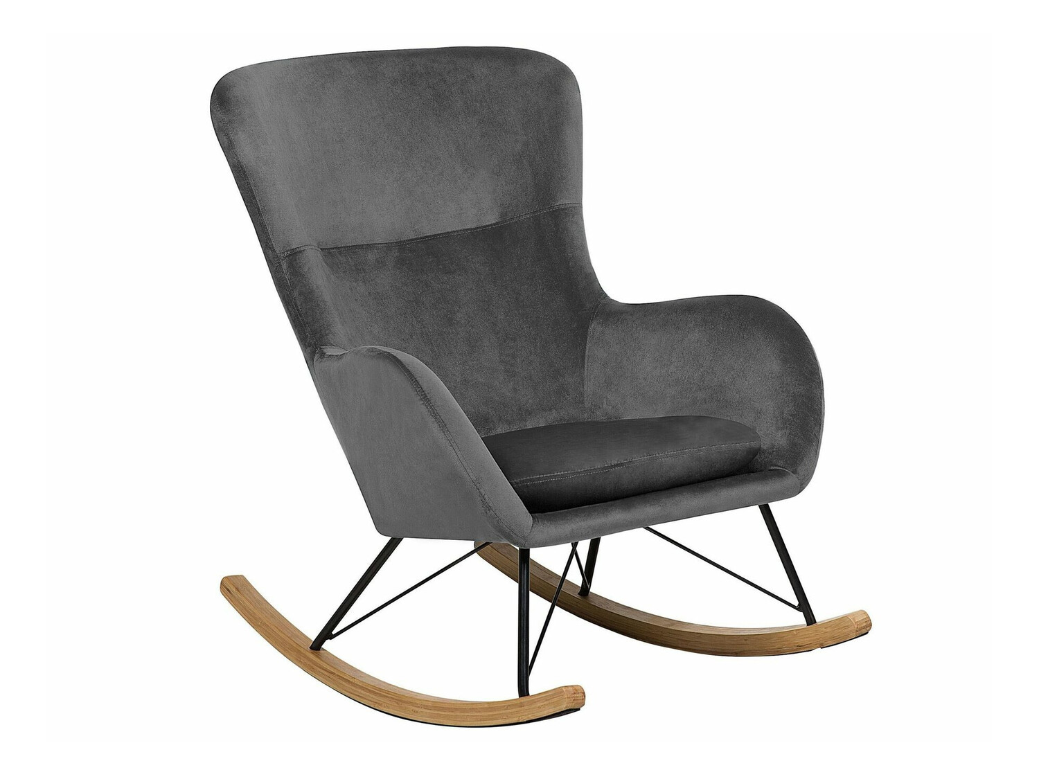 Люлеещ се стол Berwyn 751 (Тъмно сив)