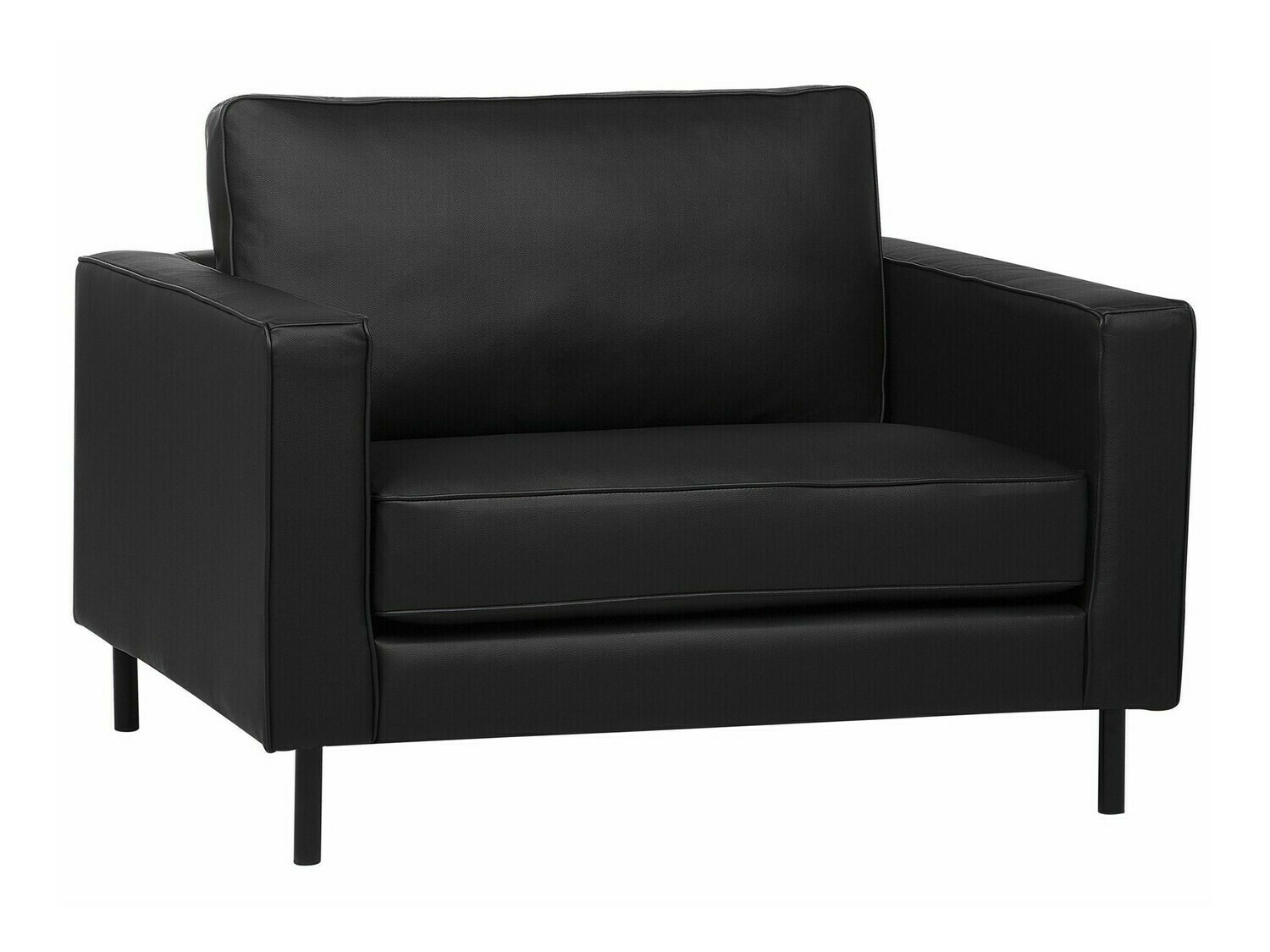 Комплект мека мебел Berwyn 768 (Черен)