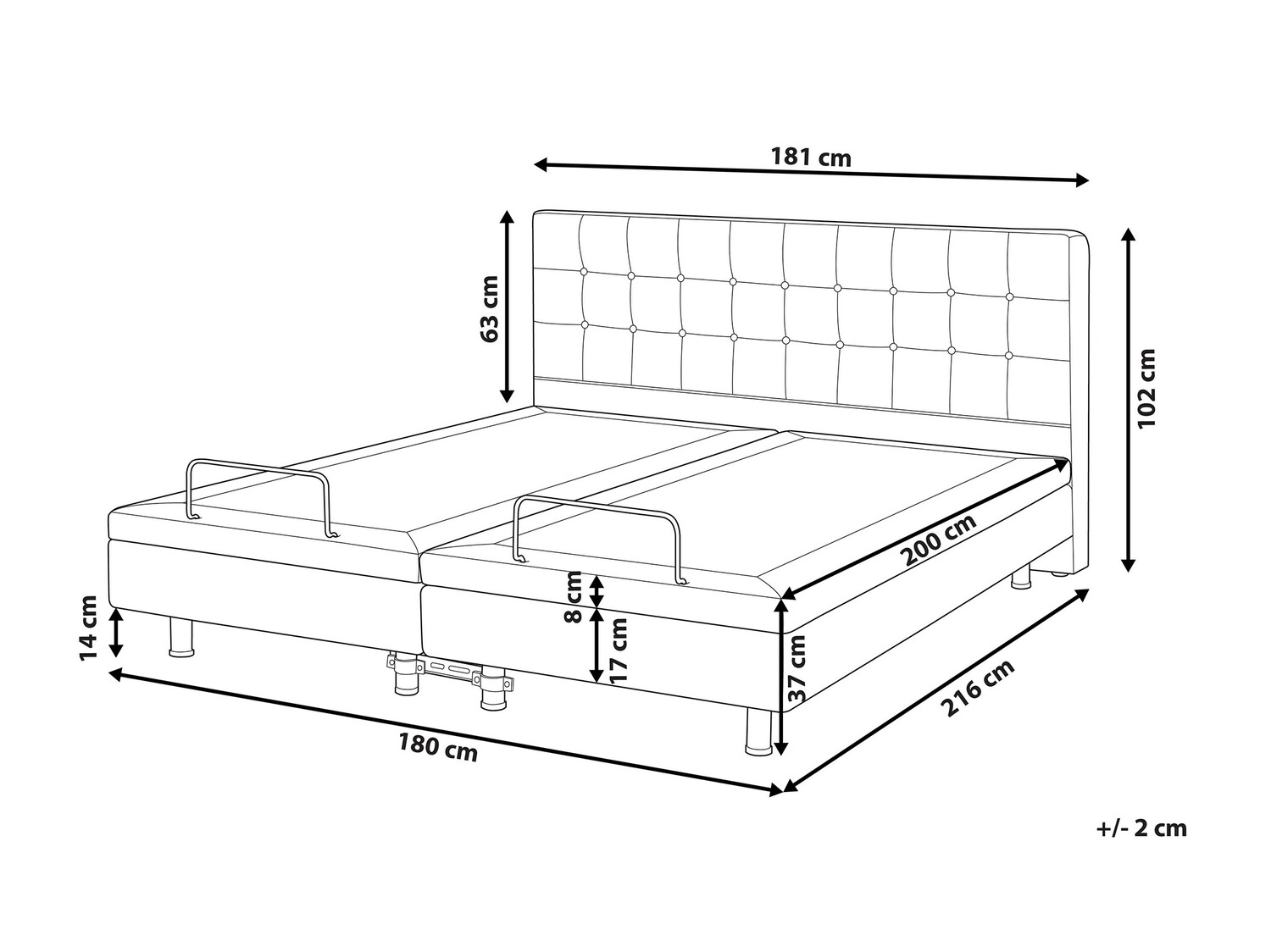 Легло Berwyn 762 (Тъмно сив)