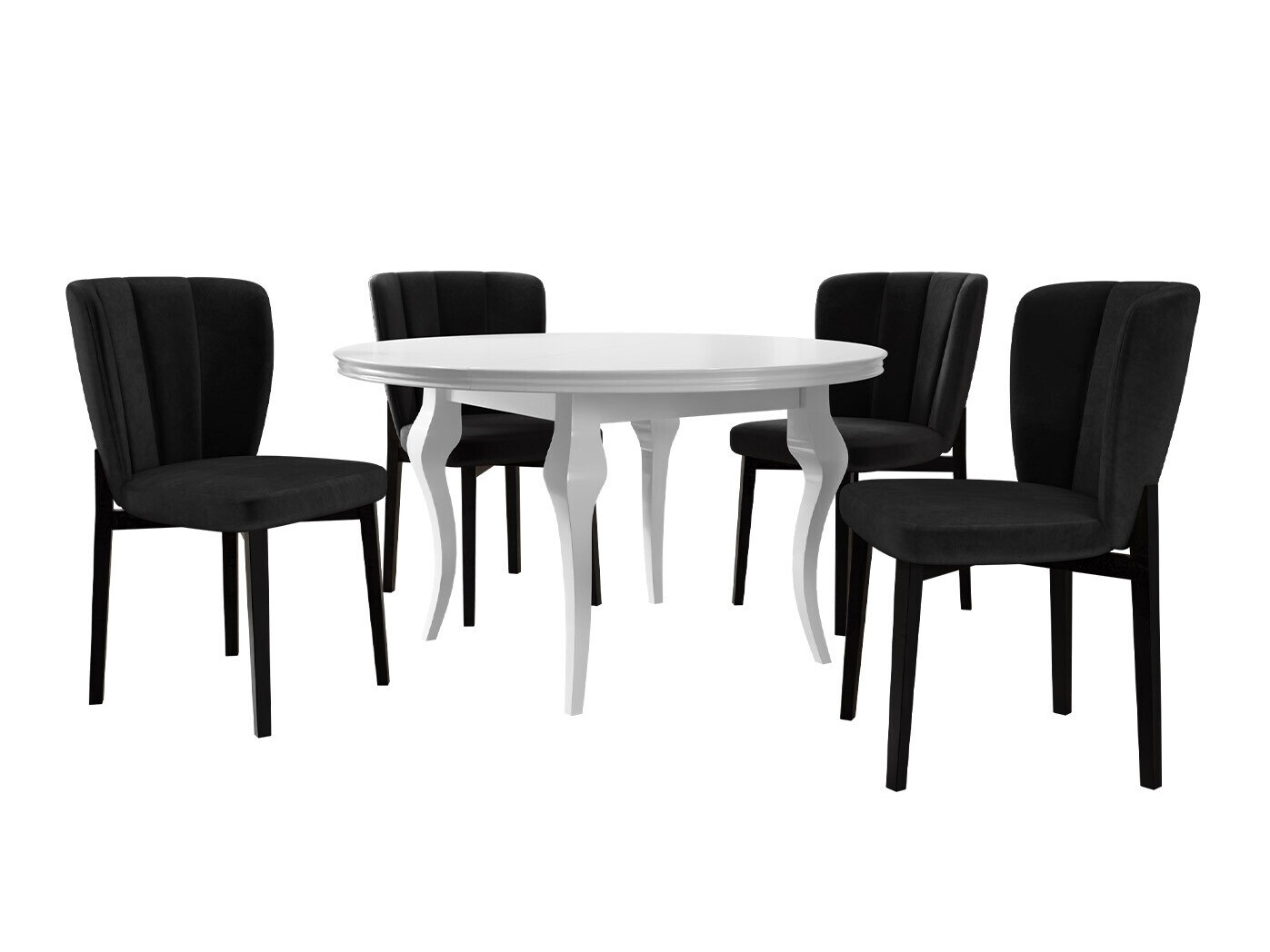 Маса и столове за трапезария Racine 140 (Magic Velvet 2219)