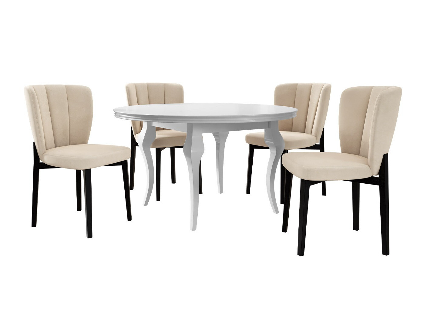 Маса и столове за трапезария Racine 140 (Magic Velvet 2250)