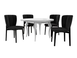 Маса и столове за трапезария Racine 141 (Magic Velvet 2219)