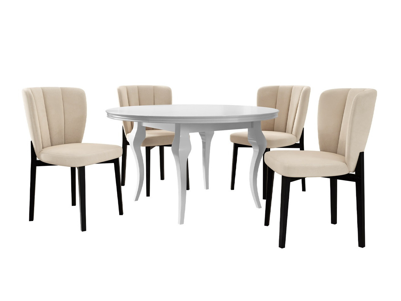 Маса и столове за трапезария Racine 141 (Magic Velvet 2250)