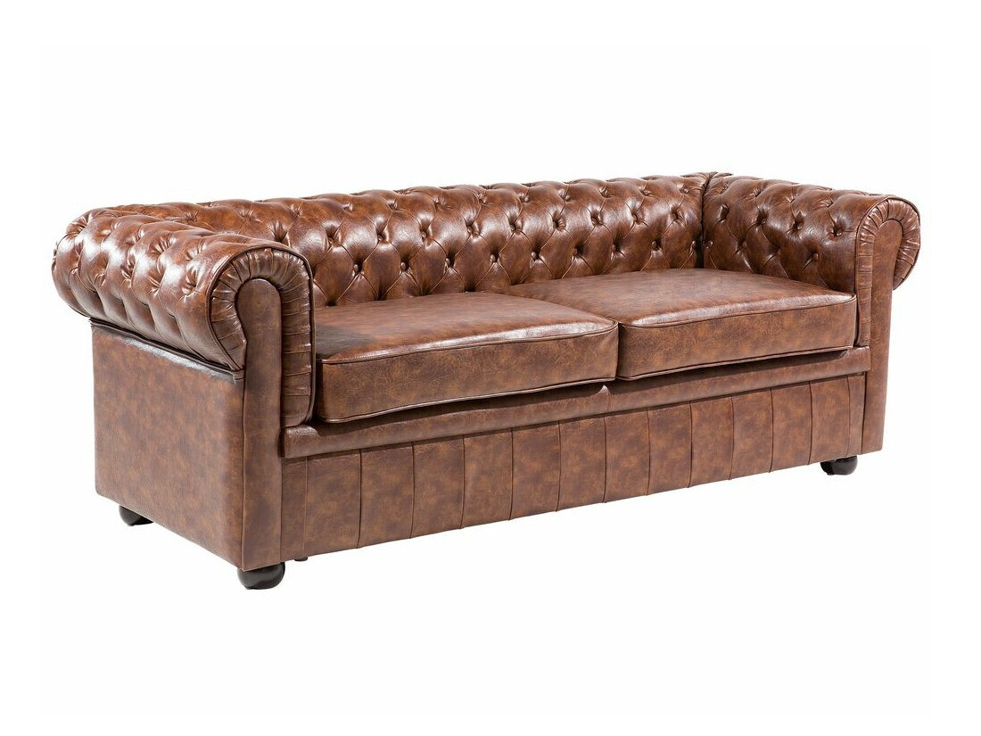 Chesterfield диван Berwyn 832 (Кафяв)