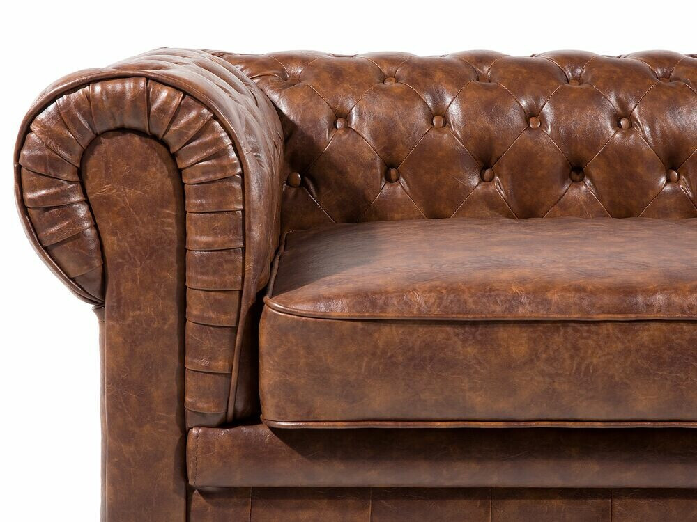Chesterfield диван Berwyn 832 (Кафяв)