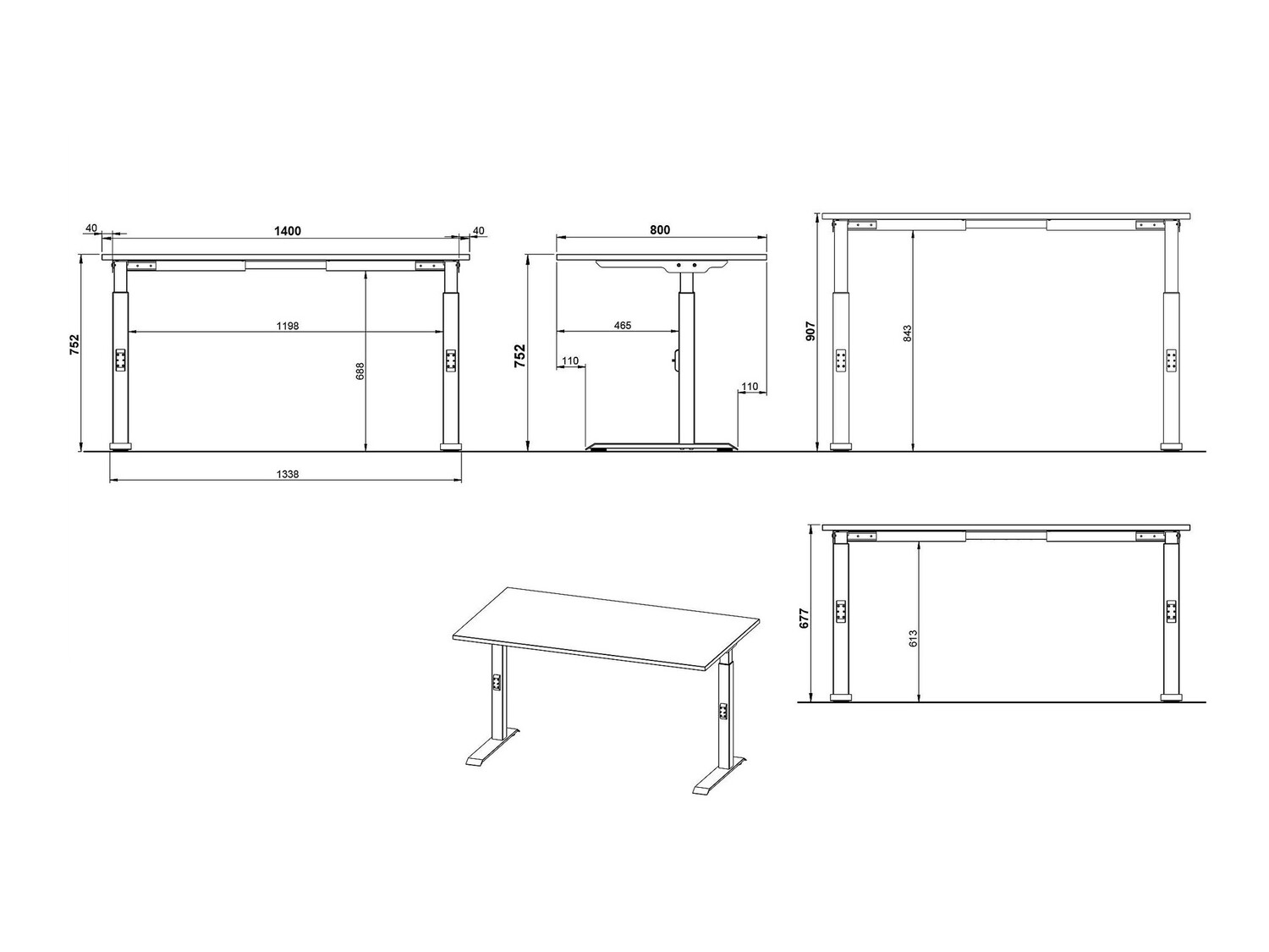 Офис бюро Feltoru 109 (Графит)