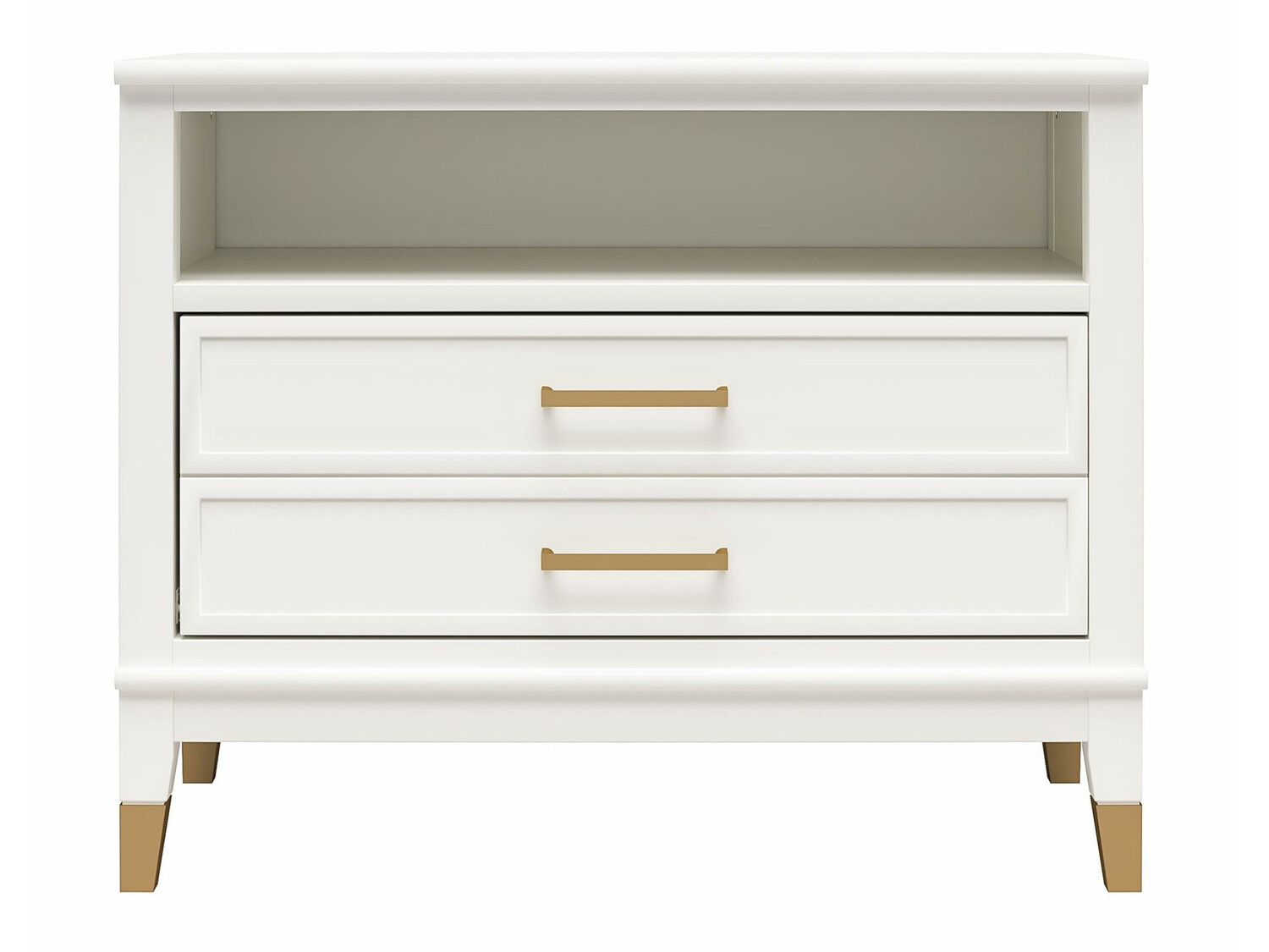 Нощно шкафче CosmoLiving by Cosmopolitan Belromu 107 (Бял)