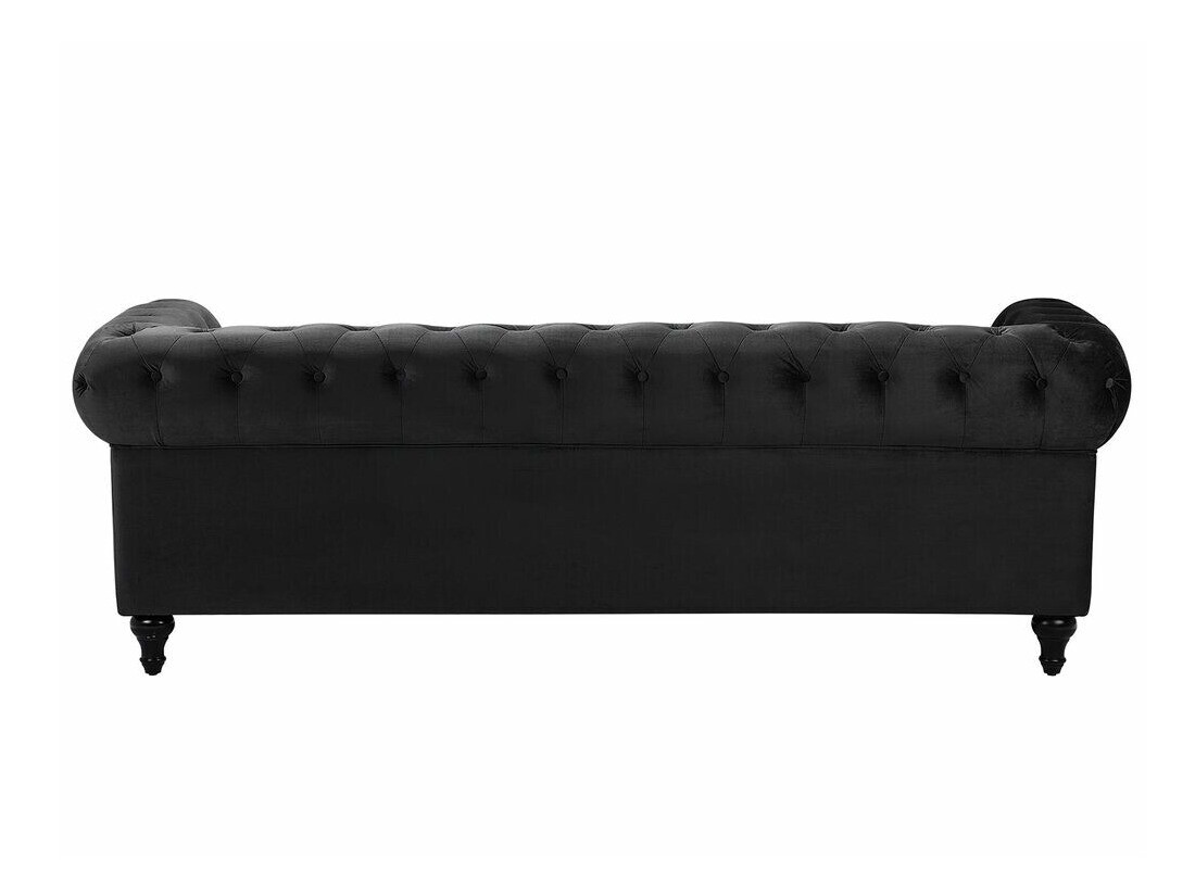 Chesterfield диван Cirdoro 101 (Черен)
