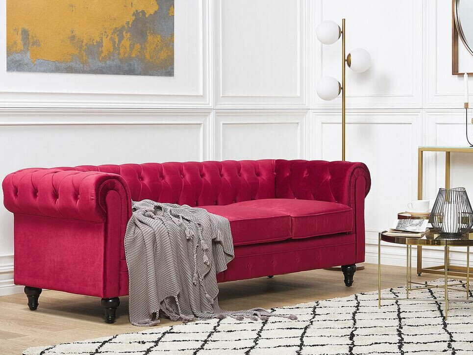 Chesterfield диван Cirdoro 101 (Червен)