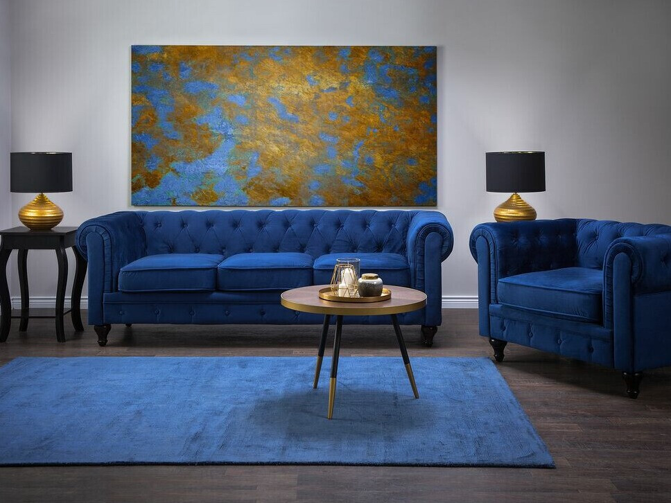 Chesterfield диван Cirdoro 101 (Син)