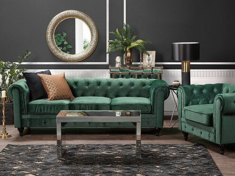 Chesterfield диван Cirdoro 101 (Зелен)