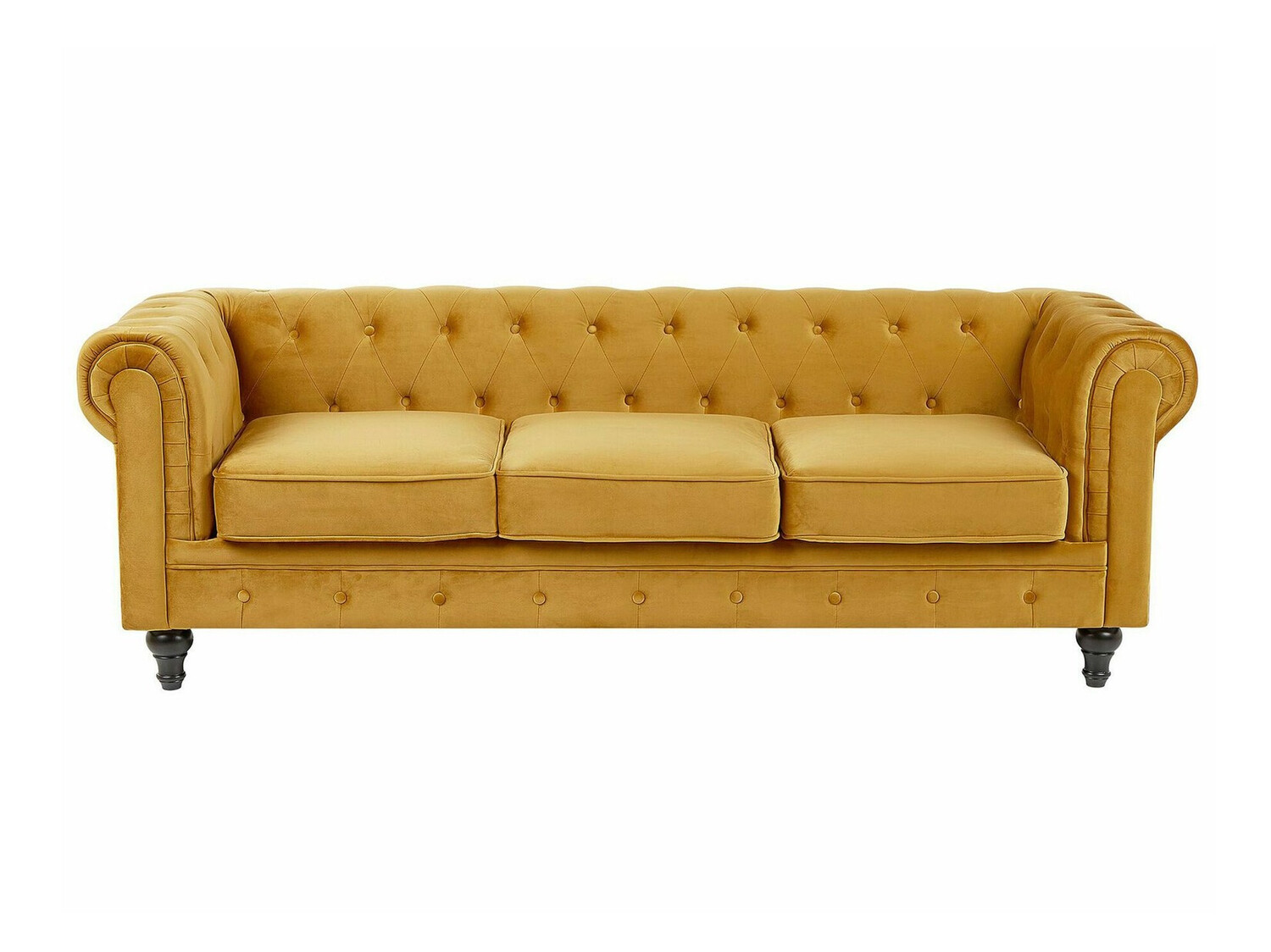 Chesterfield диван Cirdoro 101 (Жълт)