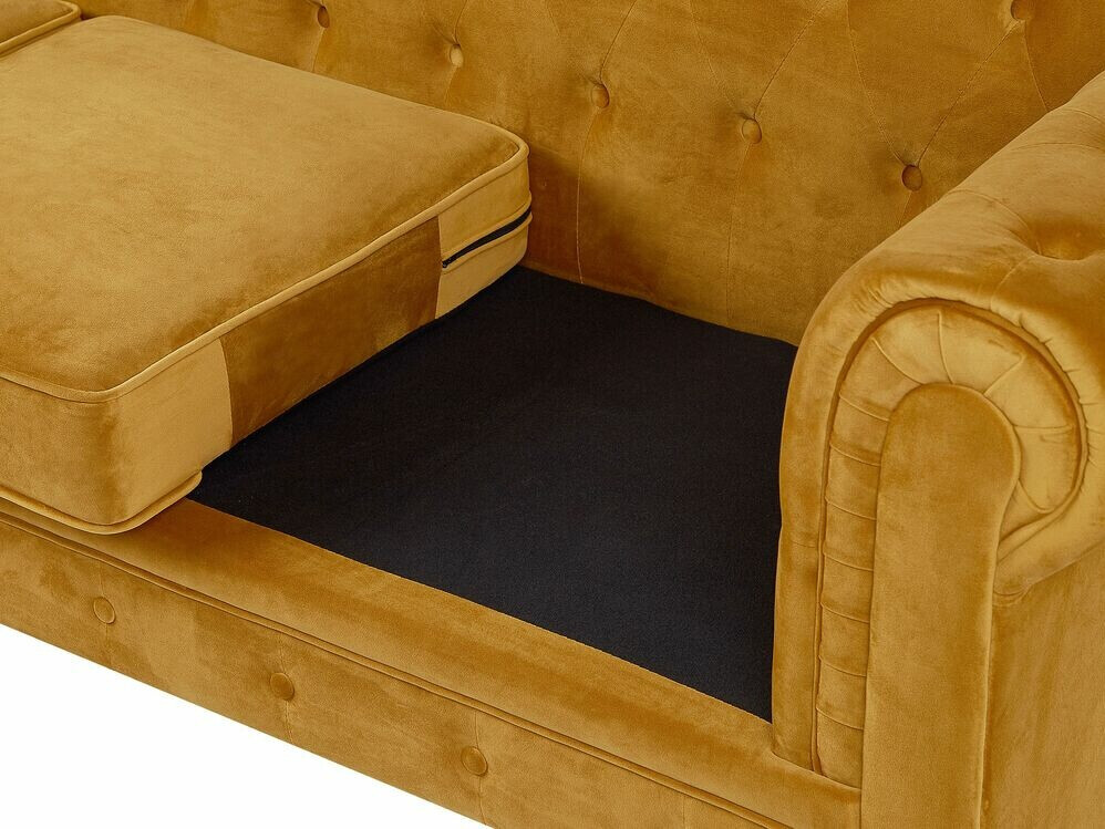 Chesterfield диван Cirdoro 101 (Жълт)