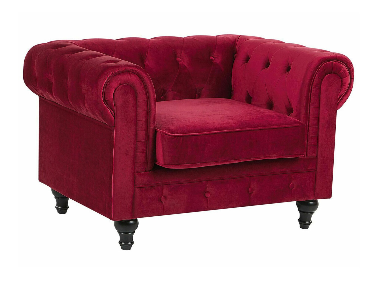 Chesterfield фотьойл Cirdoro 102 (Червен)