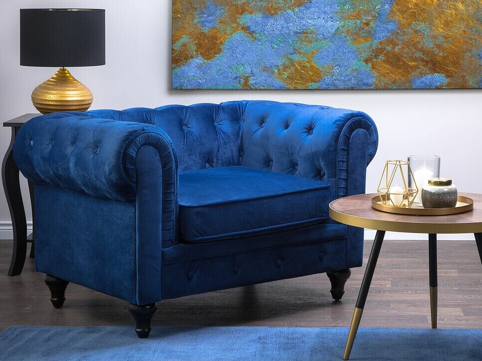 Chesterfield фотьойл Cirdoro 102 (Син)