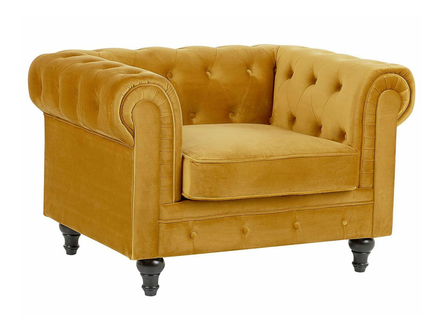 Chesterfield фотьойл Cirdoro 102 (Жълт)