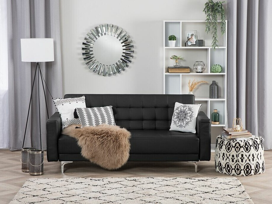 Разтегателен диван Felvena 103 (Черен)