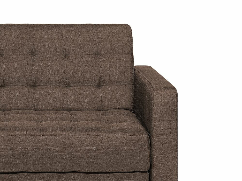 Разтегателен диван Felvena 103 (Тъмнокафяв)