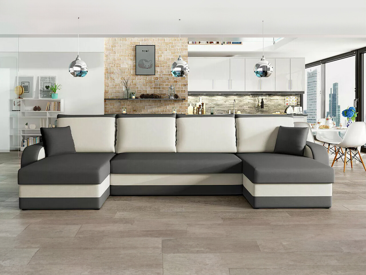 Ъглов диван Comfivo Melissa IV (Alova 36 + Alova 71)