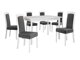 Маса и столове за трапезария Victorville 351 (Бял)