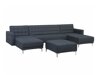 Модулен ъглов диван Felvena 108 (Тъмно сив)