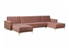 Модулен ъглов диван Felvena 109 (Роза)