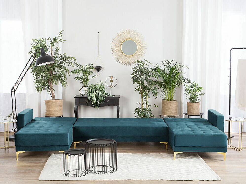 Модулен ъглов диван Felvena 109 (Тюркоаз)