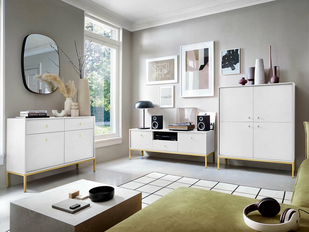 ТВ шкаф Formis (Бял)