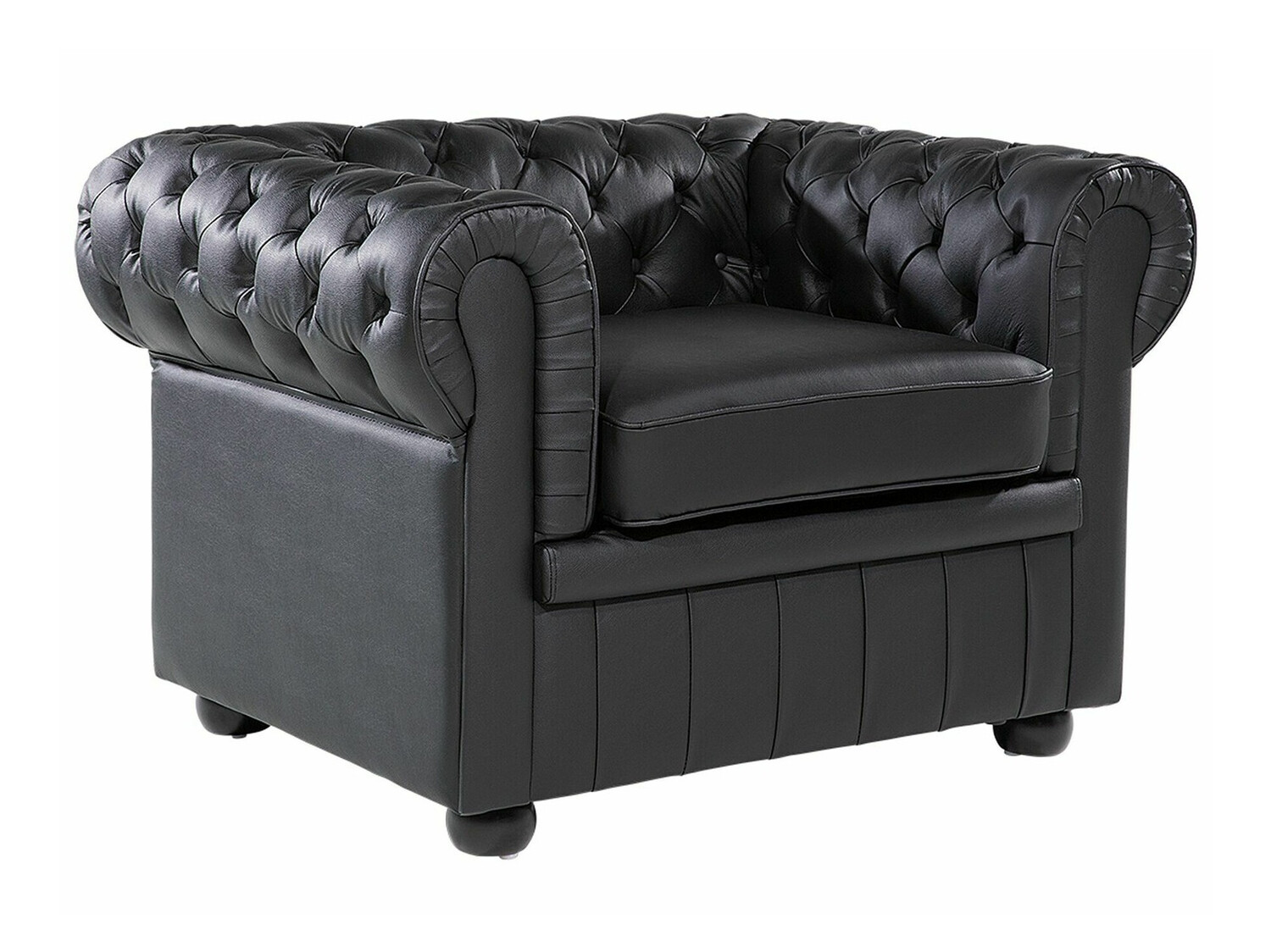 Chesterfield фотьойл Cirdoro 105 (Черен)