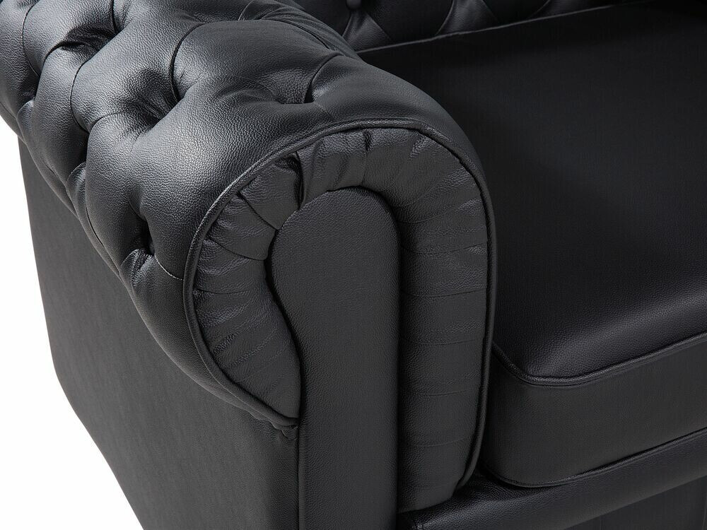Chesterfield фотьойл Cirdoro 105 (Черен)