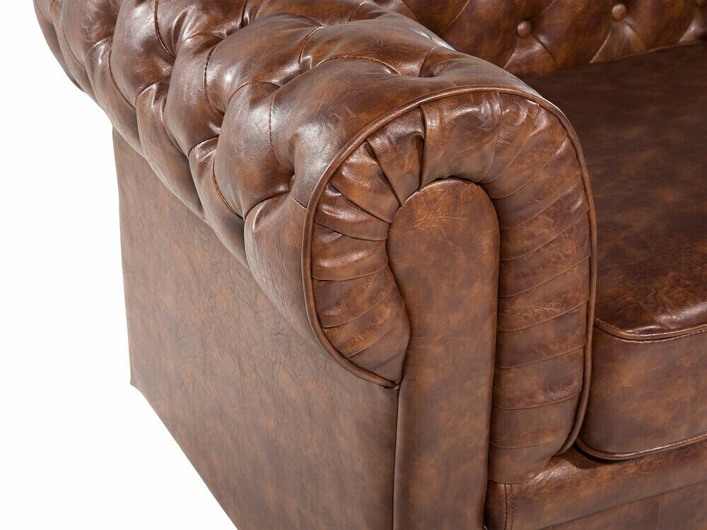Chesterfield фотьойл Cirdoro 105 (Кафяв)