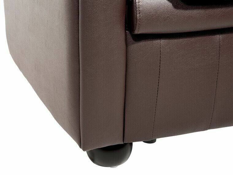 Chesterfield фотьойл Cirdoro 105 (Тъмнокафяв)