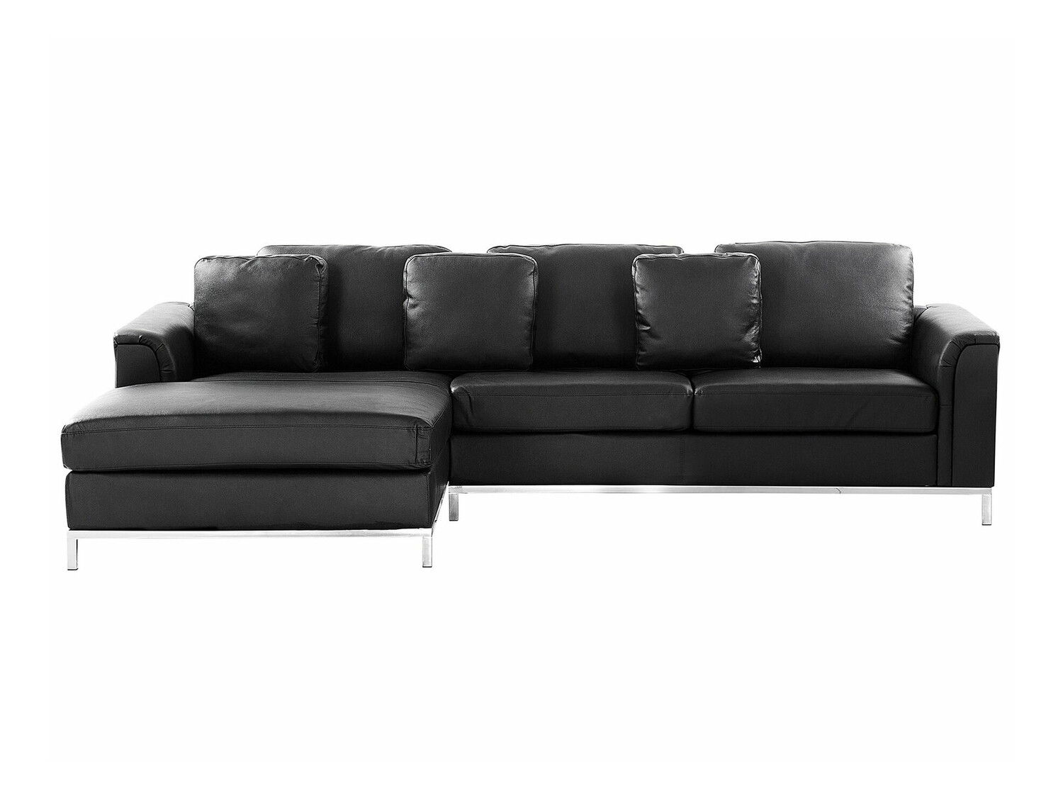 Ъглов диван Berwyn 884 (Черен)