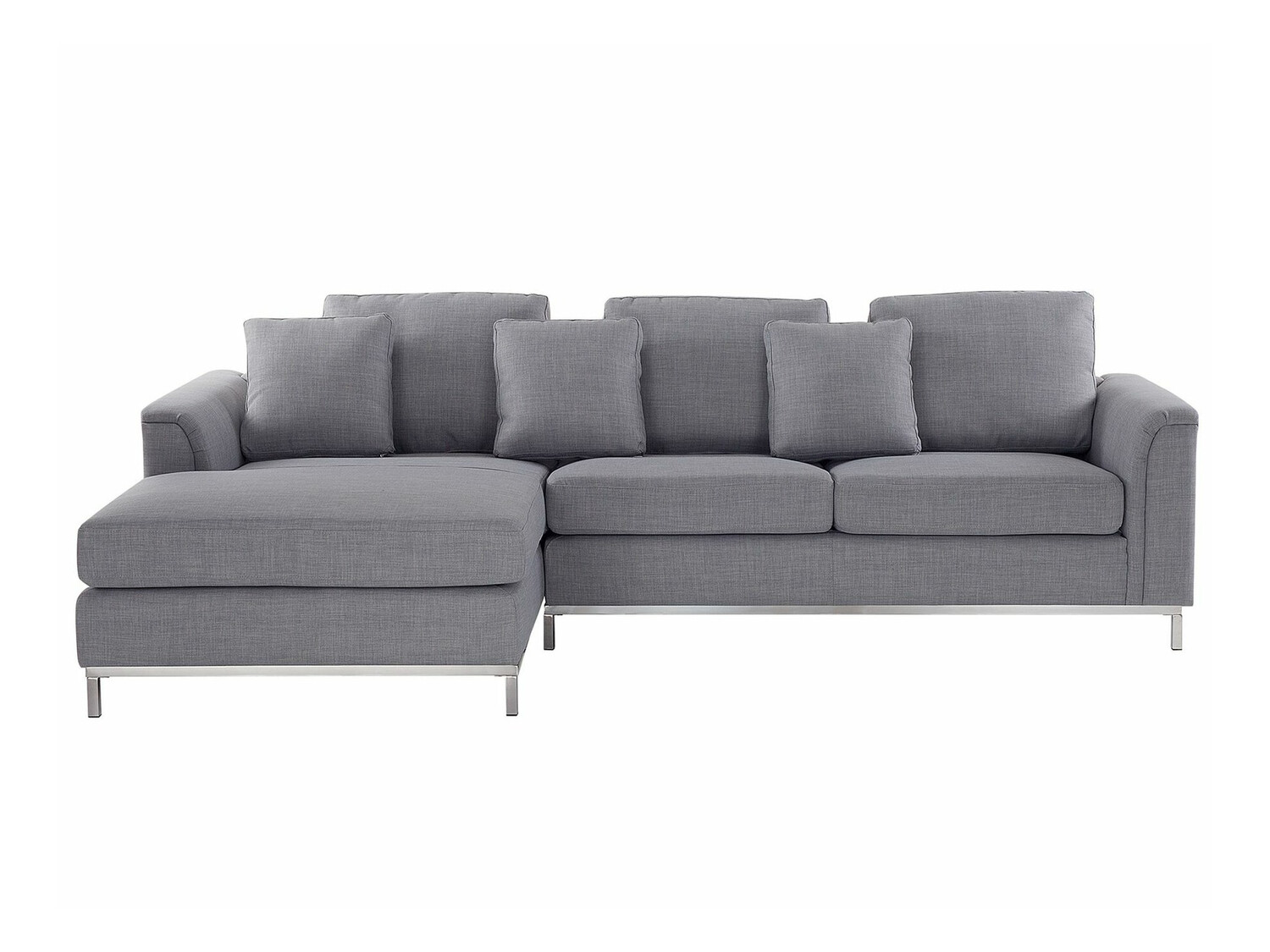 Ъглов диван Berwyn 884 (Светло сив)