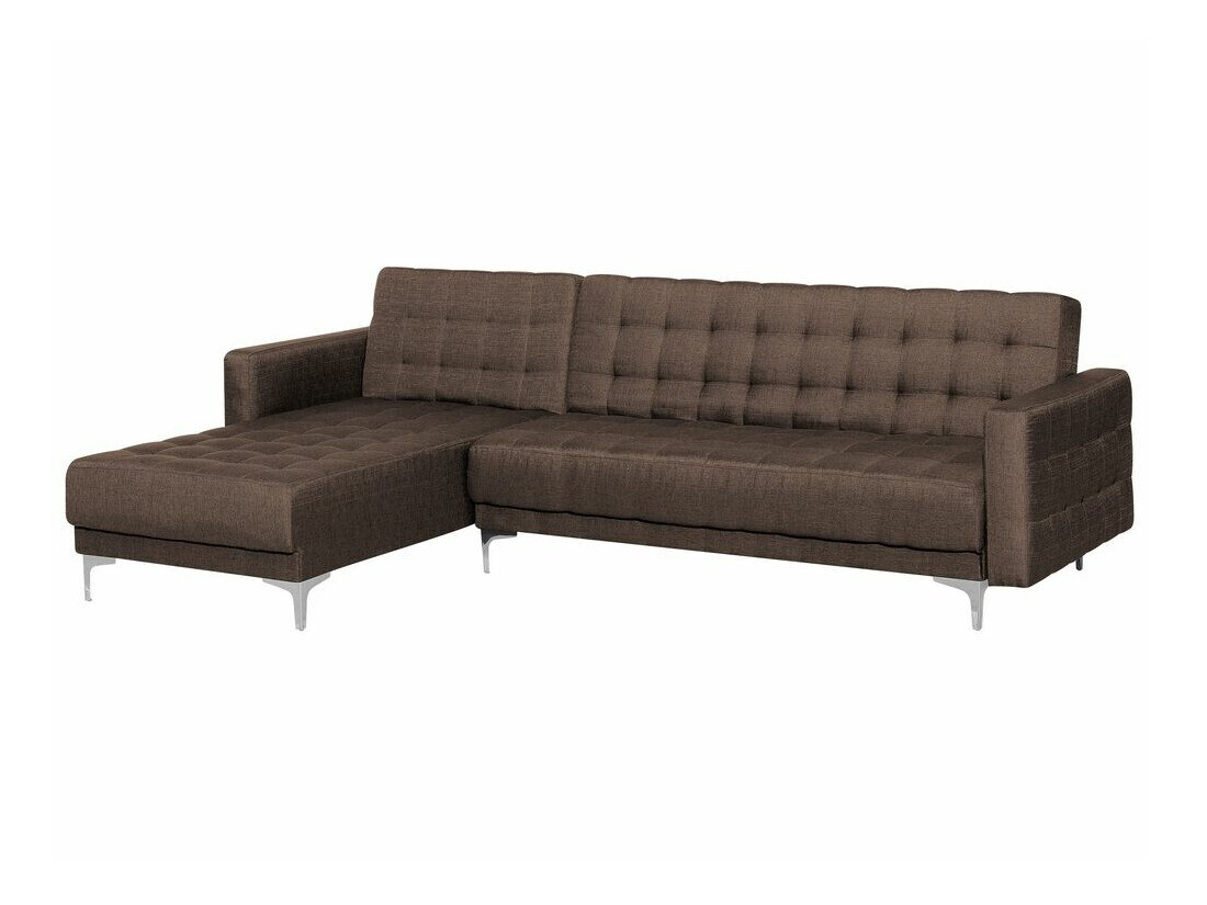 Ъглов диван Felvena 111 (Тъмнокафяв)