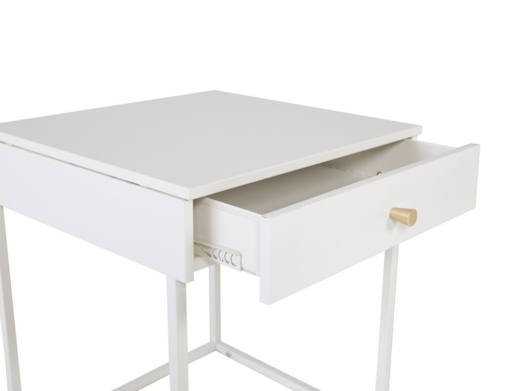 Нощно шкафче Evasevu 104 (Бял)