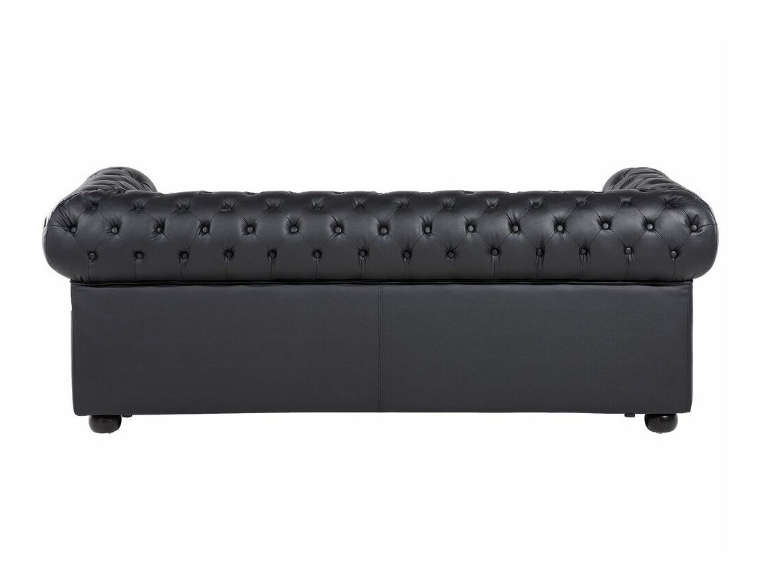 Chesterfield комплект мека мебел Cirdoro 112 (Черен)