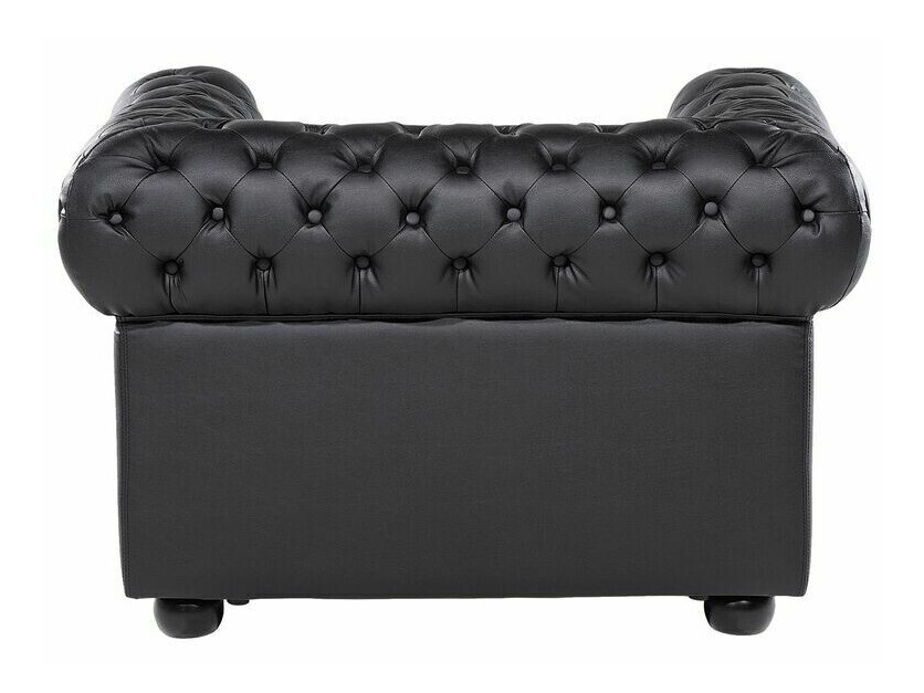 Chesterfield комплект мека мебел Cirdoro 112 (Черен)