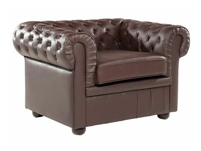 Chesterfield комплект мека мебел Cirdoro 112 (Тъмнокафяв)