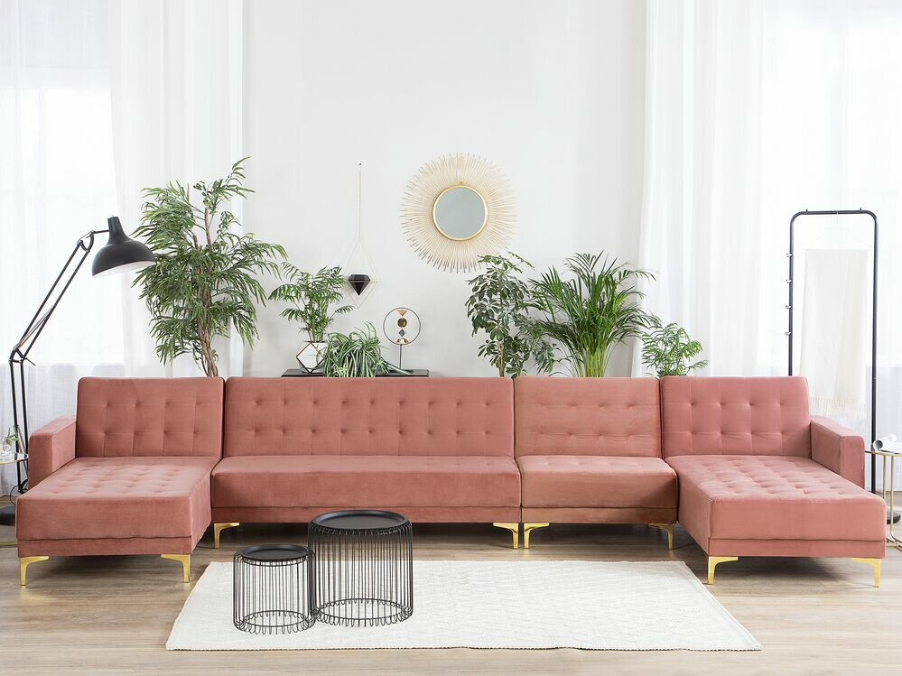 Ъглов диван Felvena 115 (Роза)