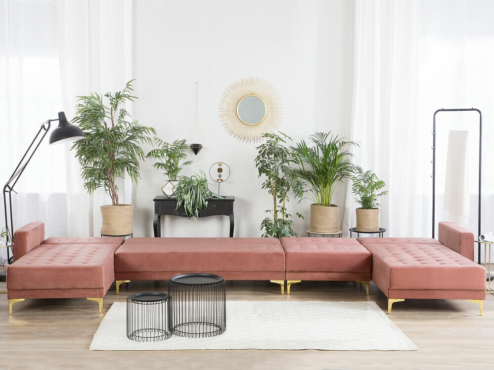 Ъглов диван Felvena 115 (Роза)