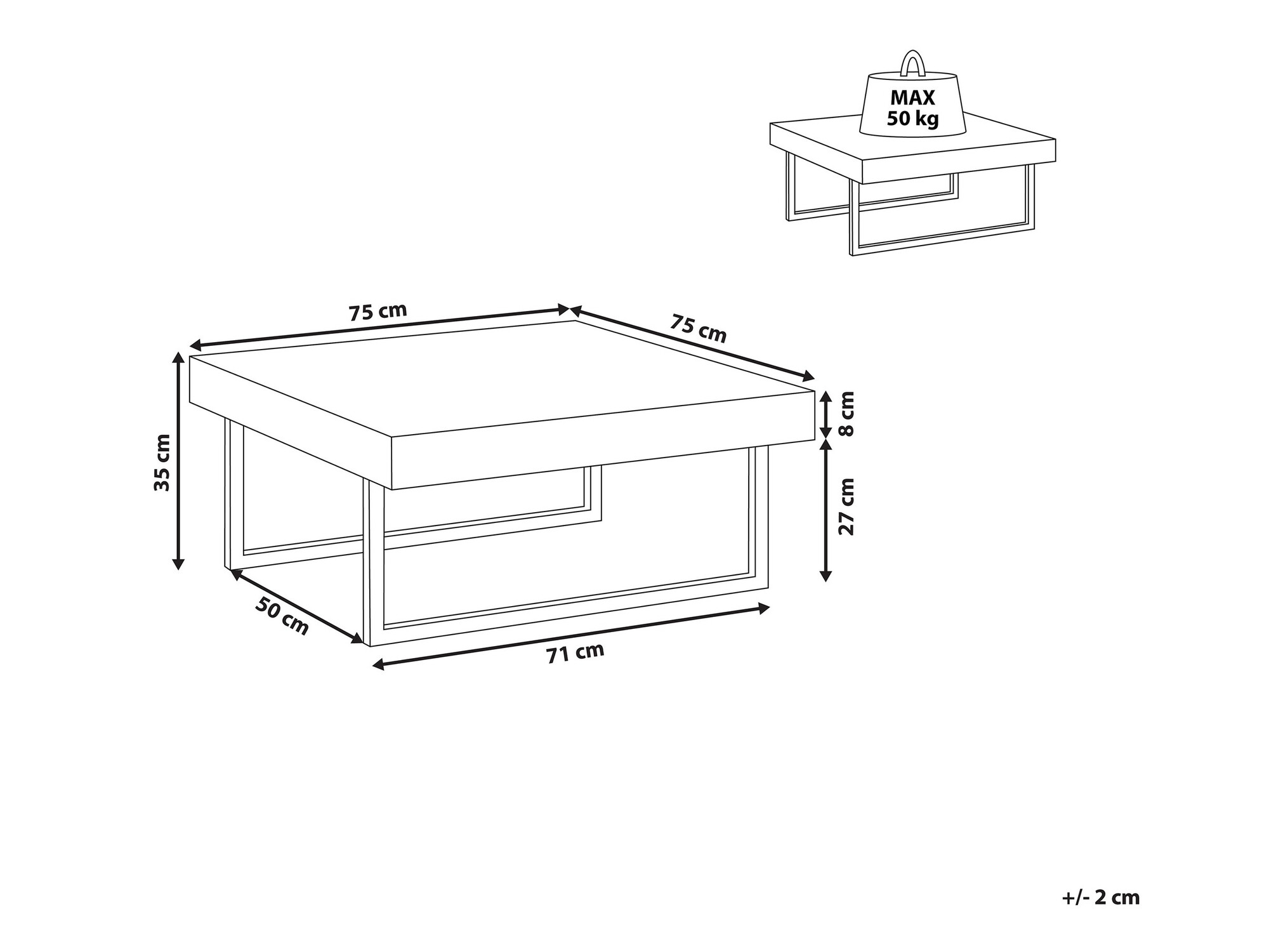 Масичка за кафе Berwyn 934
