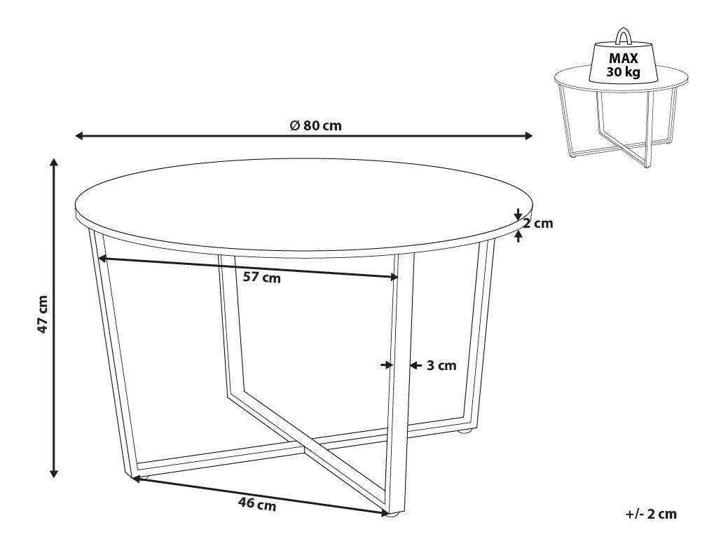Масичка за кафе Berwyn 950