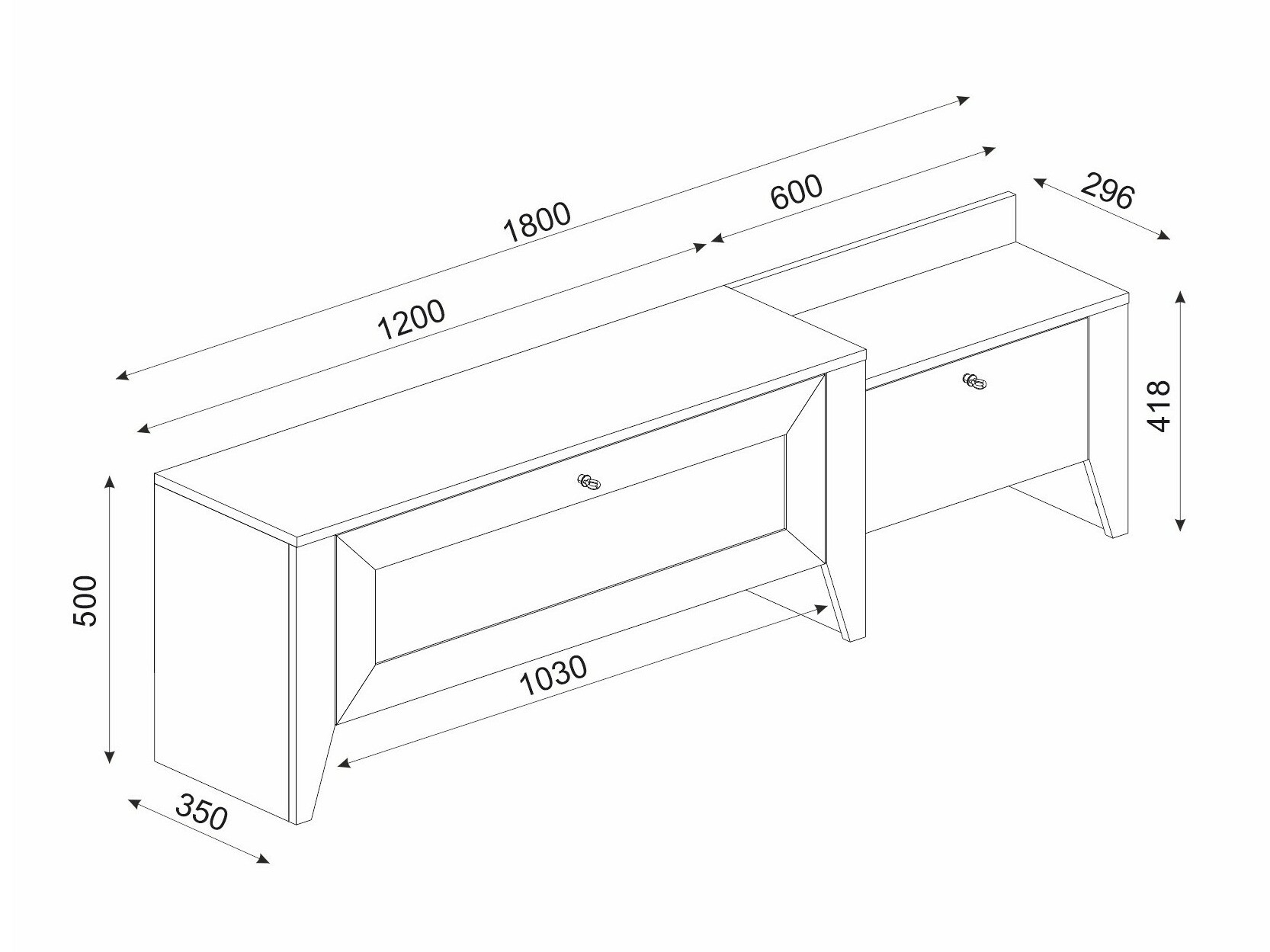 ТВ шкаф Kailua 1495
